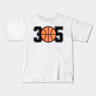 305 Miami Basketball Kids T-Shirt